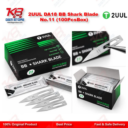 2UUL DA18 BB Shark Blade No.11 (100Pcs/Box)