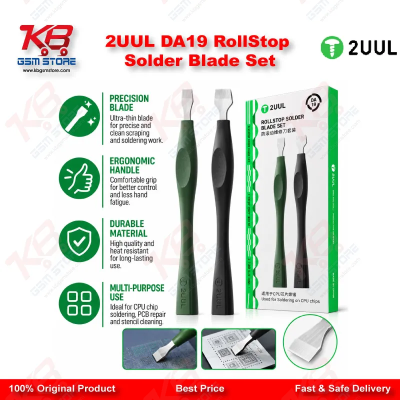 2UUL DA19 RollStop Solder Blade Set