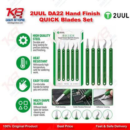 2UUL DA22 Hand Finish QUICK Blades Set