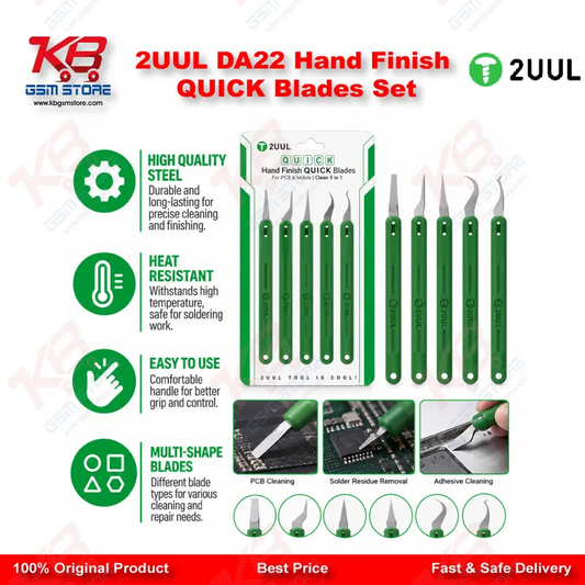 2UUL DA22 Hand Finish QUICK Blades Set