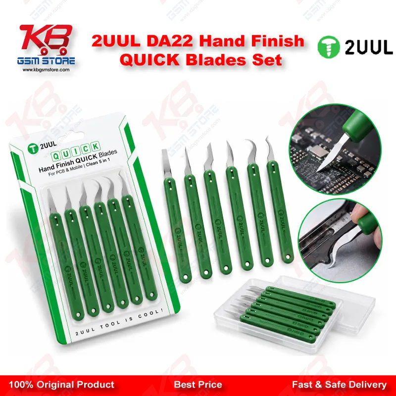 2UUL DA22 Hand Finish QUICK Blades Set