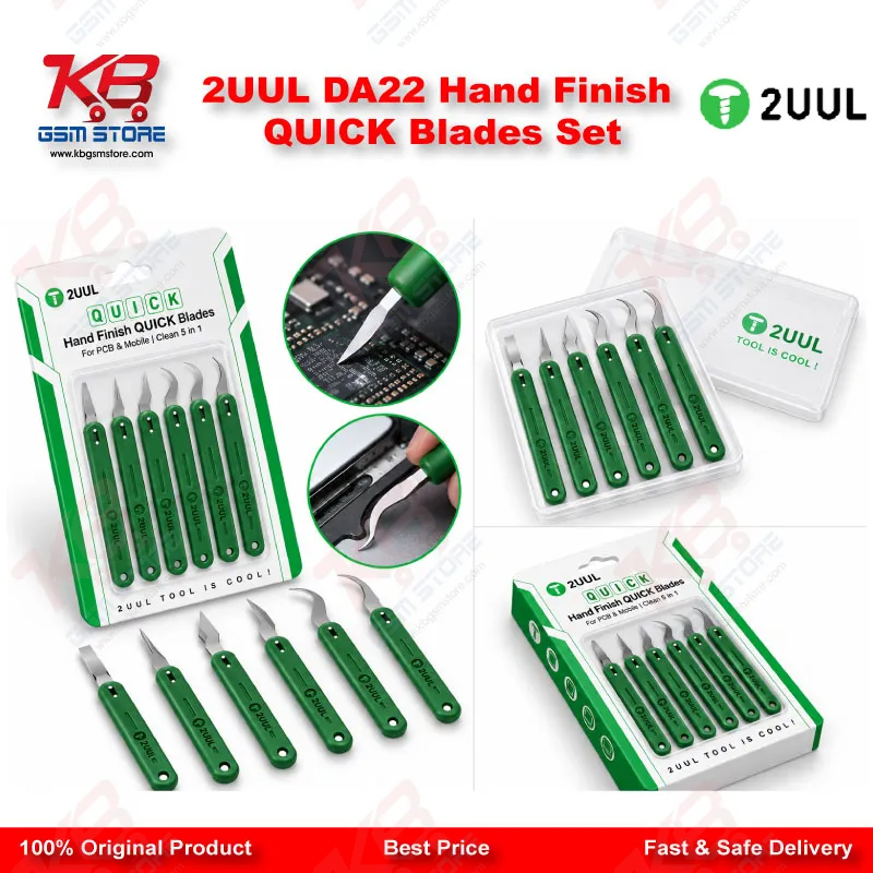 2UUL DA22 Hand Finish QUICK Blades Set