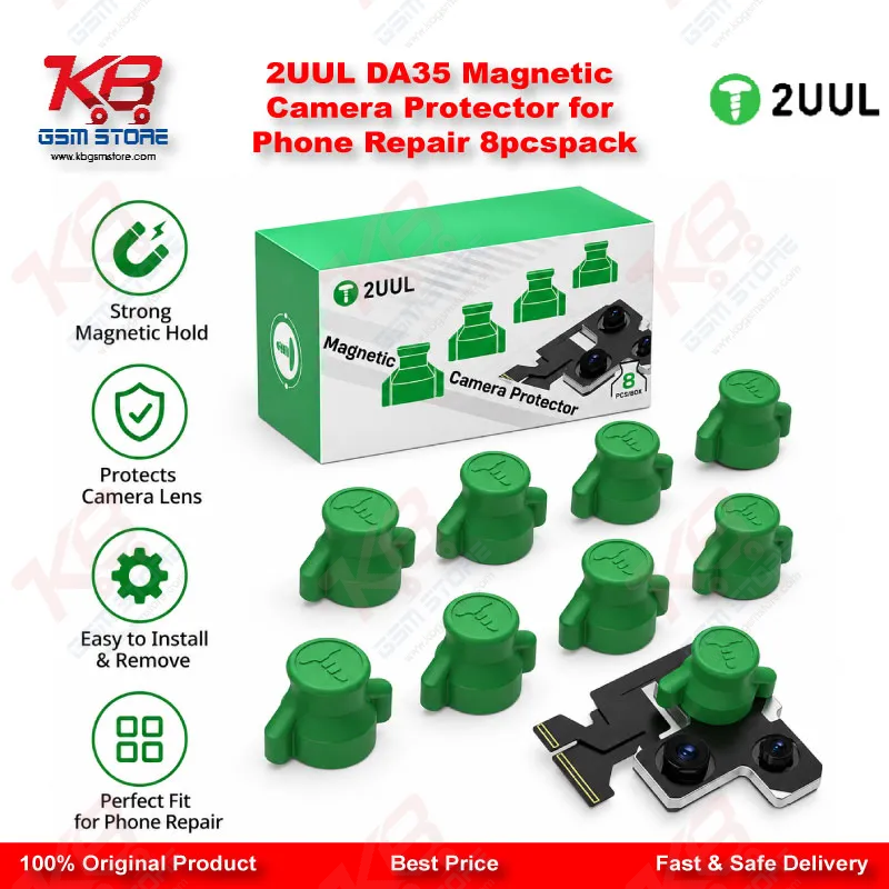 2UUL DA35 Magnetic Camera Protector for Phone Repair 8pcs/pack