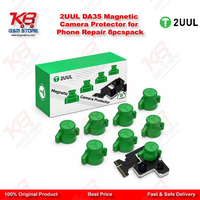 2UUL DA35 Magnetic Camera Protector for Phone Repair 8pcs/pack