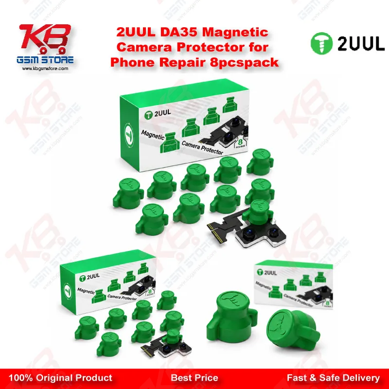 2UUL DA35 Magnetic Camera Protector for Phone Repair 8pcs/pack