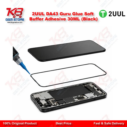 2UUL DA43 Guru Glue Soft Buffer Adhesive 30ML (Black)