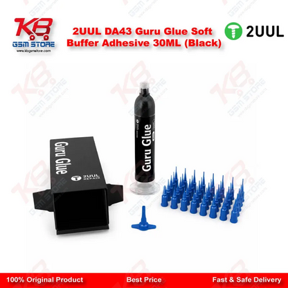 2UUL DA43 Guru Glue Soft Buffer Adhesive 30ML (Black)