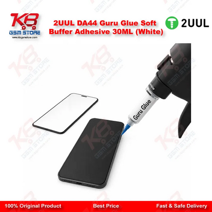 2UUL DA44 Guru Glue Soft Buffer Adhesive 30ML (White)