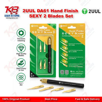 2UUL DA61 Hand Finish SEXY 2 Blades Set