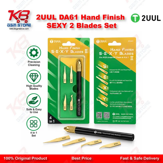 2UUL DA61 Hand Finish SEXY 2 Blades Set
