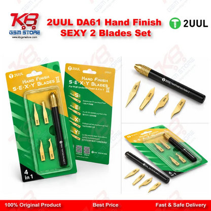 2UUL DA61 Hand Finish SEXY 2 Blades Set