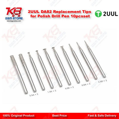 2UUL DA82 Replacement Tips for Polish Drill Pen 10pcs/set