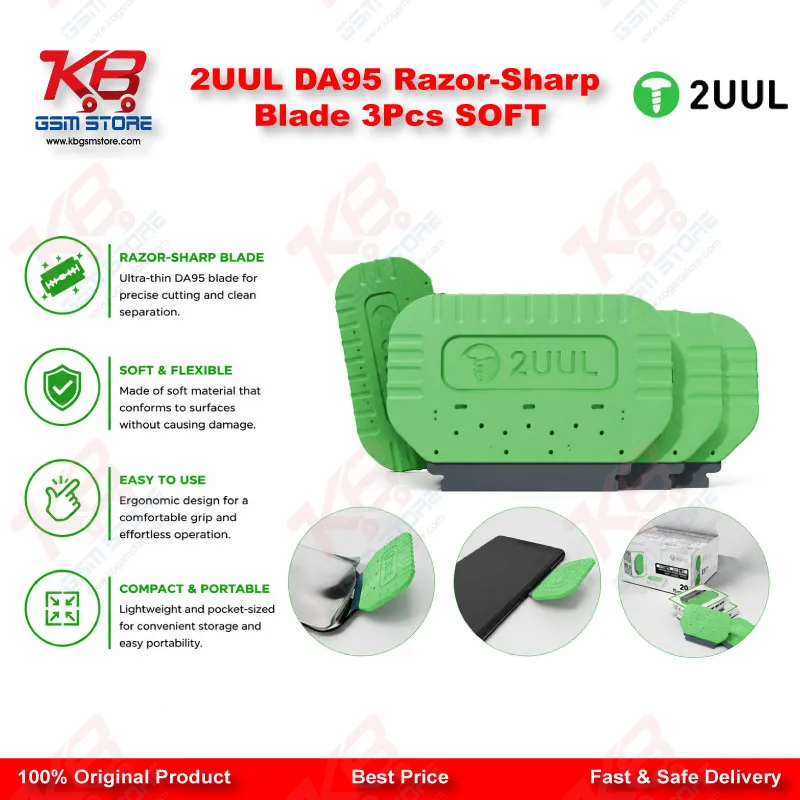 2UUL DA95 Razor-Sharp Blade 3Pcs SOFT
