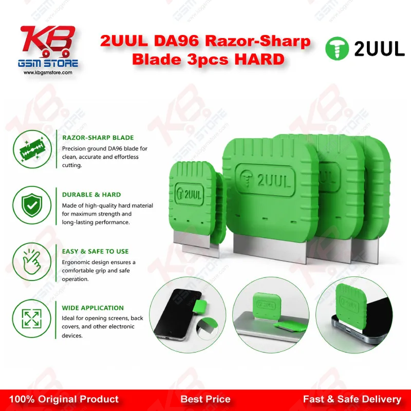 2UUL DA96 Razor-Sharp Blade 3pcs HARD
