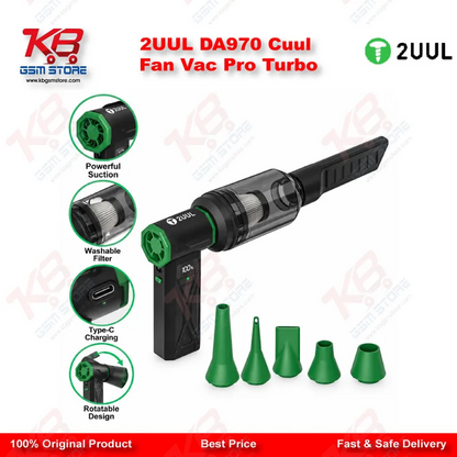 2UUL DA970 Cuul Fan Vac Pro Turbo