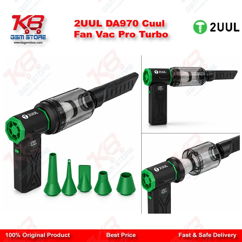 2UUL DA970 Cuul Fan Vac Pro Turbo