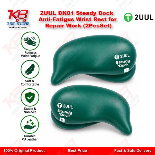 2UUL DK01 Steady Dock Anti-Fatigus Wrist Rest for Repair Work (2PcsSet)