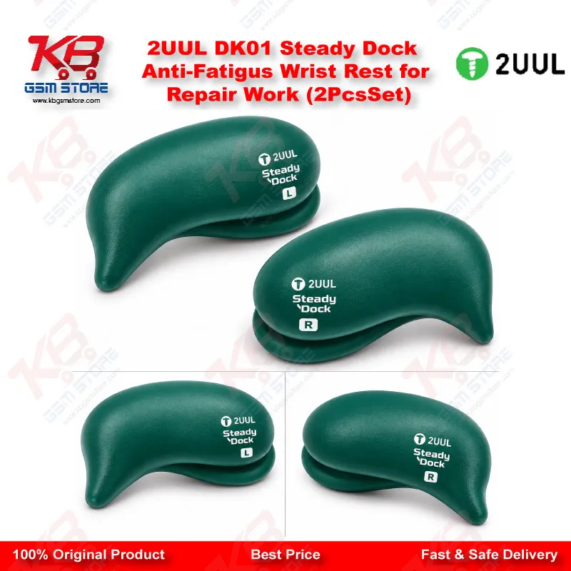2UUL DK01 Steady Dock Anti-Fatigus Wrist Rest for Repair Work (2PcsSet)