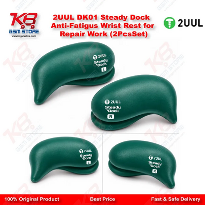2UUL DK01 Steady Dock Anti-Fatigus Wrist Rest for Repair Work (2PcsSet)