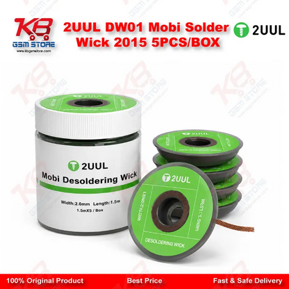 2UUL DW01 Mobi Solder Wick 2015 5PCS/BOX