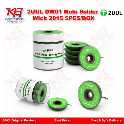 2UUL DW01 Mobi Solder Wick 2015 5PCS/BOX