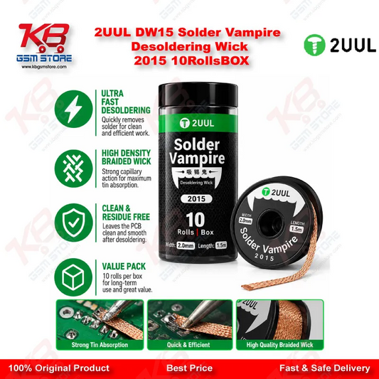 2UUL DW15 Solder Vampire Desoldering Wick 2015 10Rolls/BOX