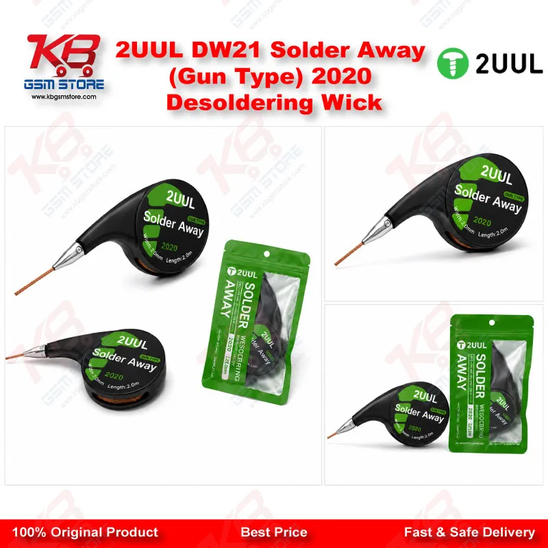 2UUL DW21 Solder Away (Gun Type) 2020 Desoldering Wick