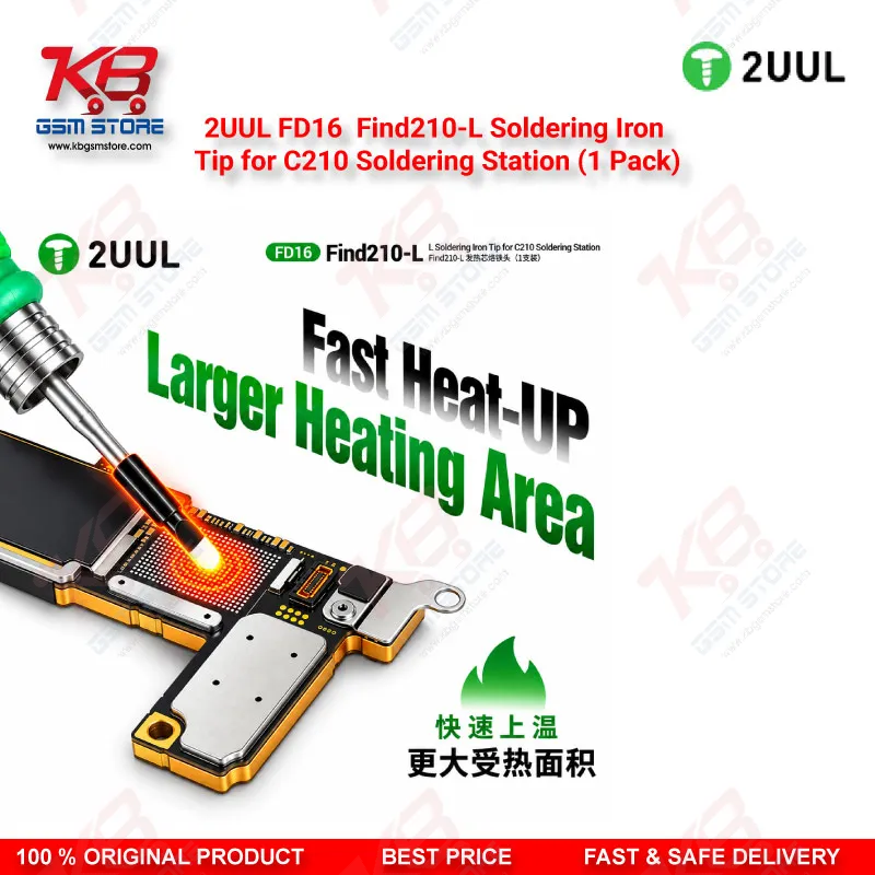 2UUL FD16 Find210-L Soldering Iron Tip for C210 Station
