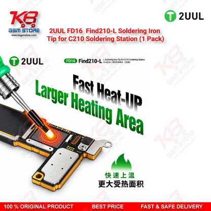 2UUL FD16 Find210-L Soldering Iron Tip for C210 Station