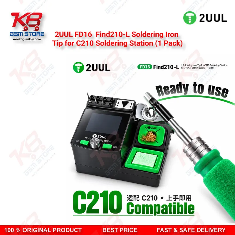2UUL FD16 Find210-L Soldering Iron Tip for C210 Station