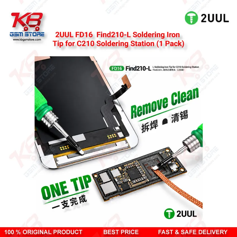 2UUL FD16 Find210-L Soldering Iron Tip for C210 Station
