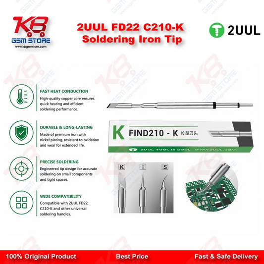2UUL FD22 C210-K Soldering Iron Tip