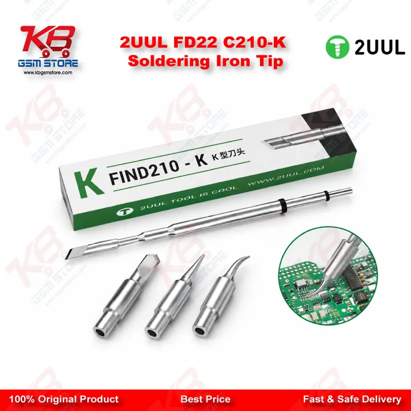 2UUL FD22 C210-K Soldering Iron Tip