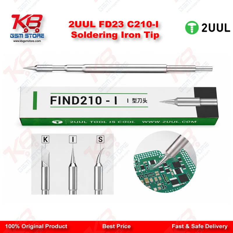 2UUL FD23 C210-I Soldering Iron Tip