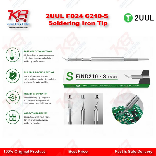 2UUL FD24 C210-S Soldering Iron Tip