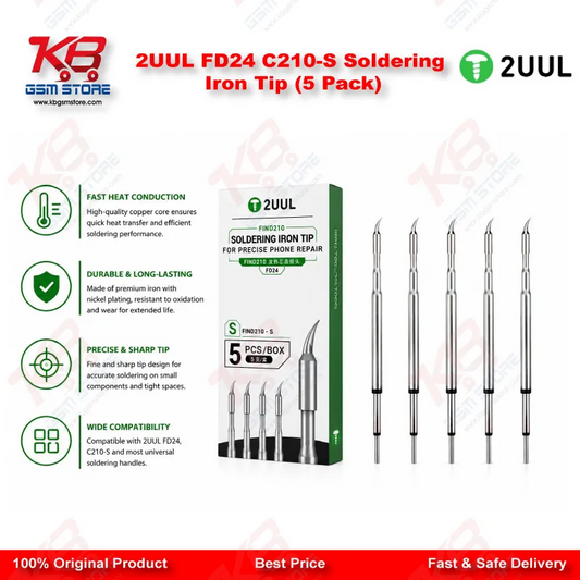 2UUL FD24 C210-S Soldering Iron Tip (5 Pack)