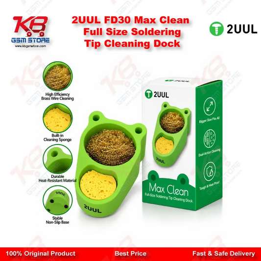 2UUL FD30 Max Clean Full Size Soldering Tip Cleaning Dock