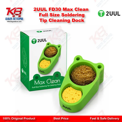 2UUL FD30 Max Clean Full Size Soldering Tip Cleaning Dock