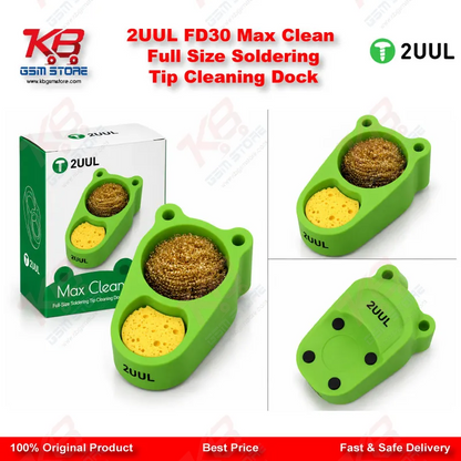 2UUL FD30 Max Clean Full Size Soldering Tip Cleaning Dock