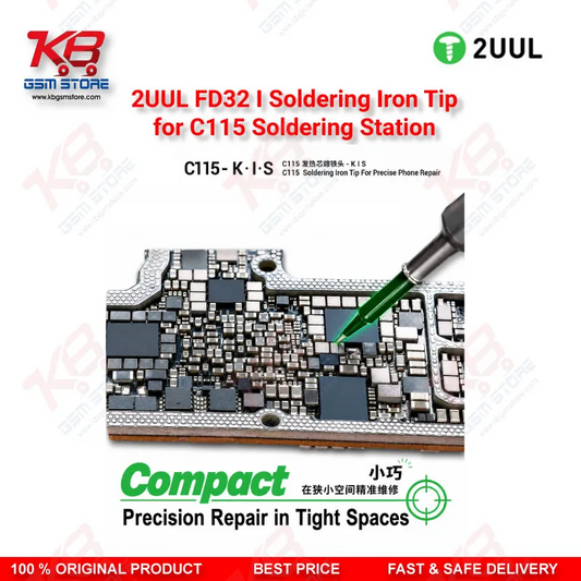 2UUL FD32 I Soldering Iron Tip for C115 Soldering Station (1 Pack)