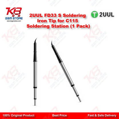 2UUL FD33 S Soldering Iron Tip for C115 Soldering Station (1 Pack)