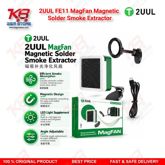 2UUL FE11 MagFan Magnetic Solder Smoke Extractor Pakistan