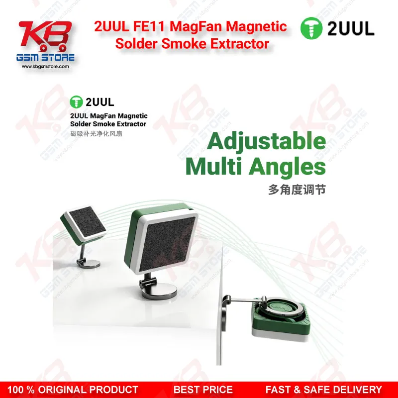 2UUL FE11 MagFan Magnetic Solder Smoke Extractor Pakistan