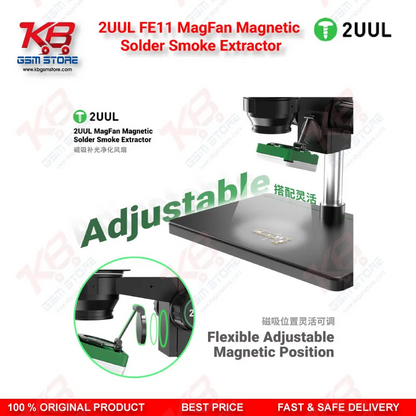 2UUL FE11 MagFan Magnetic Solder Smoke Extractor Pakistan