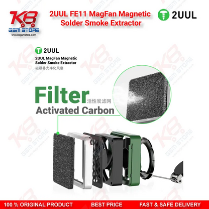2UUL FE11 MagFan Magnetic Solder Smoke Extractor Pakistan