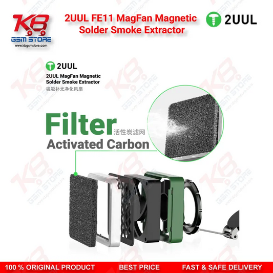 2UUL FE11 MagFan Magnetic Solder Smoke Extractor Pakistan