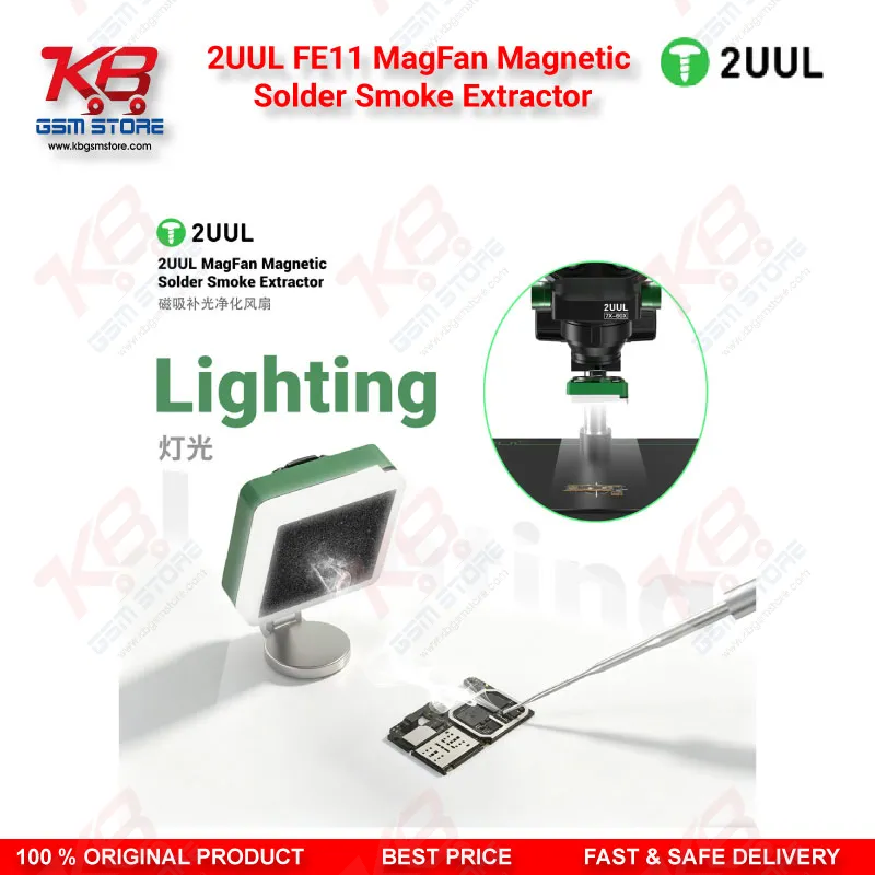 2UUL FE11 MagFan Magnetic Solder Smoke Extractor Pakistan