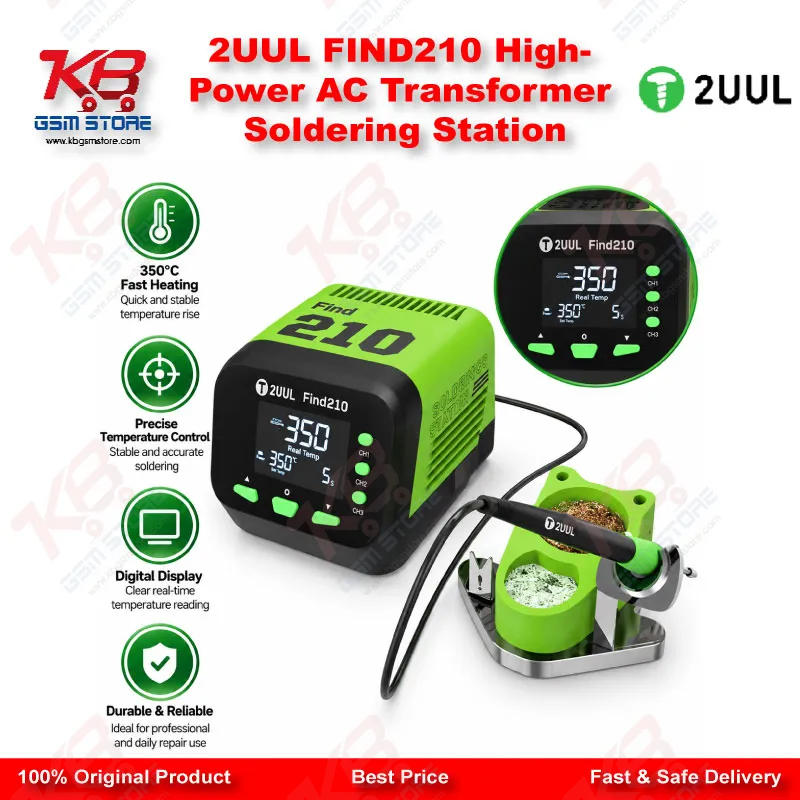 2UUL FIND210 High-Power AC Transformer Soldering Station
