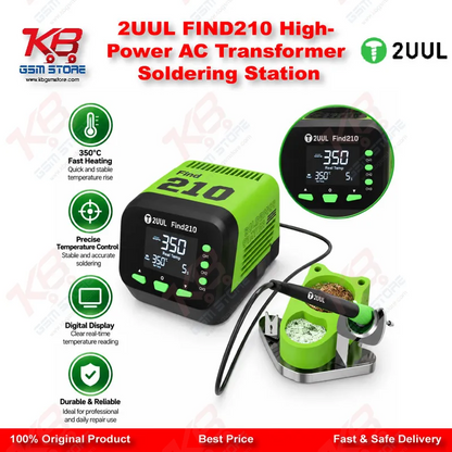 2UUL FIND210 High-Power AC Transformer Soldering Station