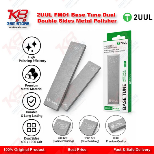 2UUL FM01 Base Tune Dual Double Sides Metal Polisher